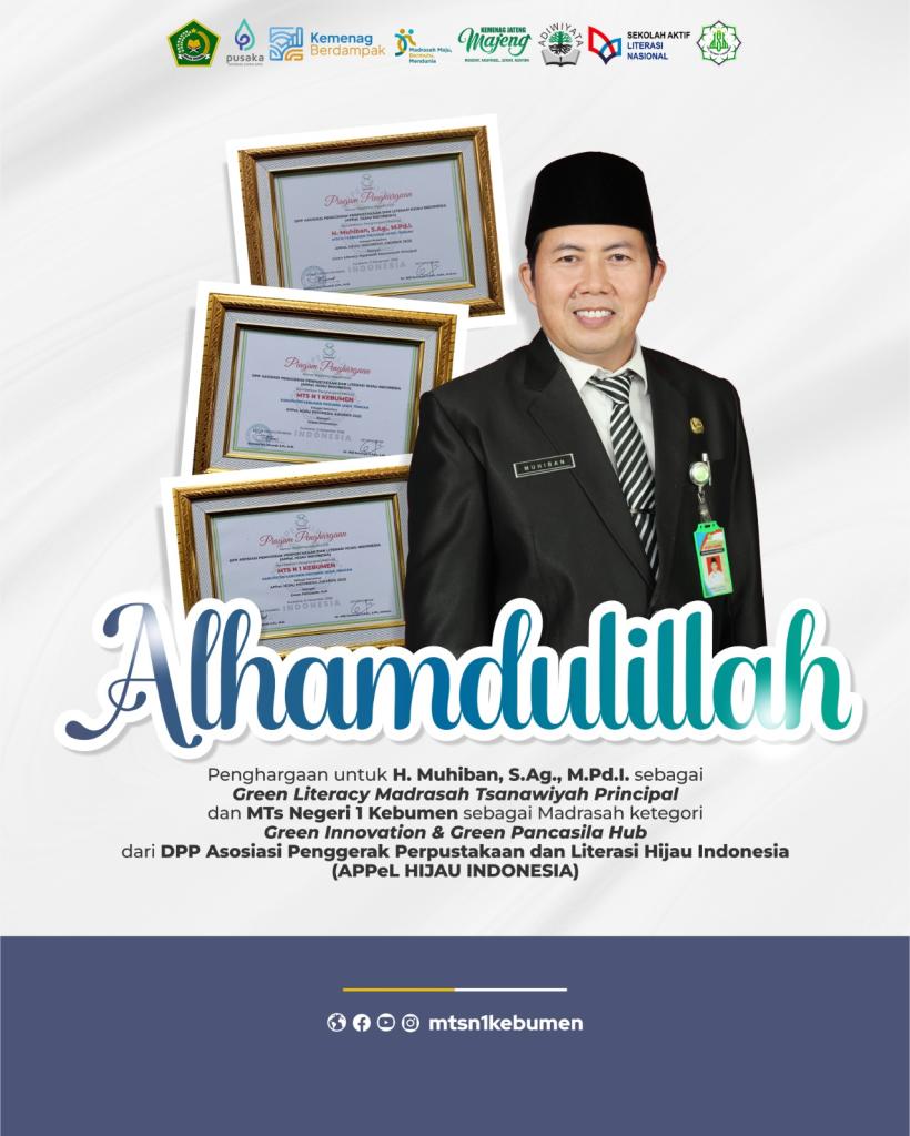 MTsN 1 Kebumen Borong Tiga Penghargaan Bergengsi di 