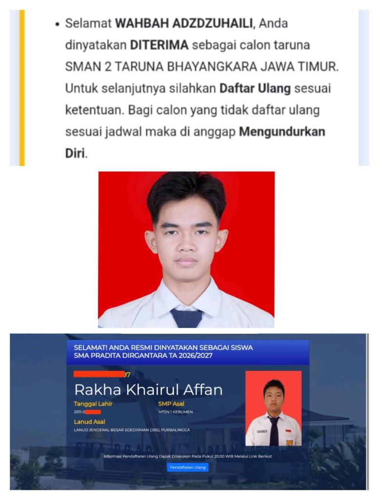 Lolos SMA Pradita Dirgantara hingga SMA Taruna Bhayangkara, Murid MTsN 1 Kebumen Siap Menuju Perwira Masa Depan