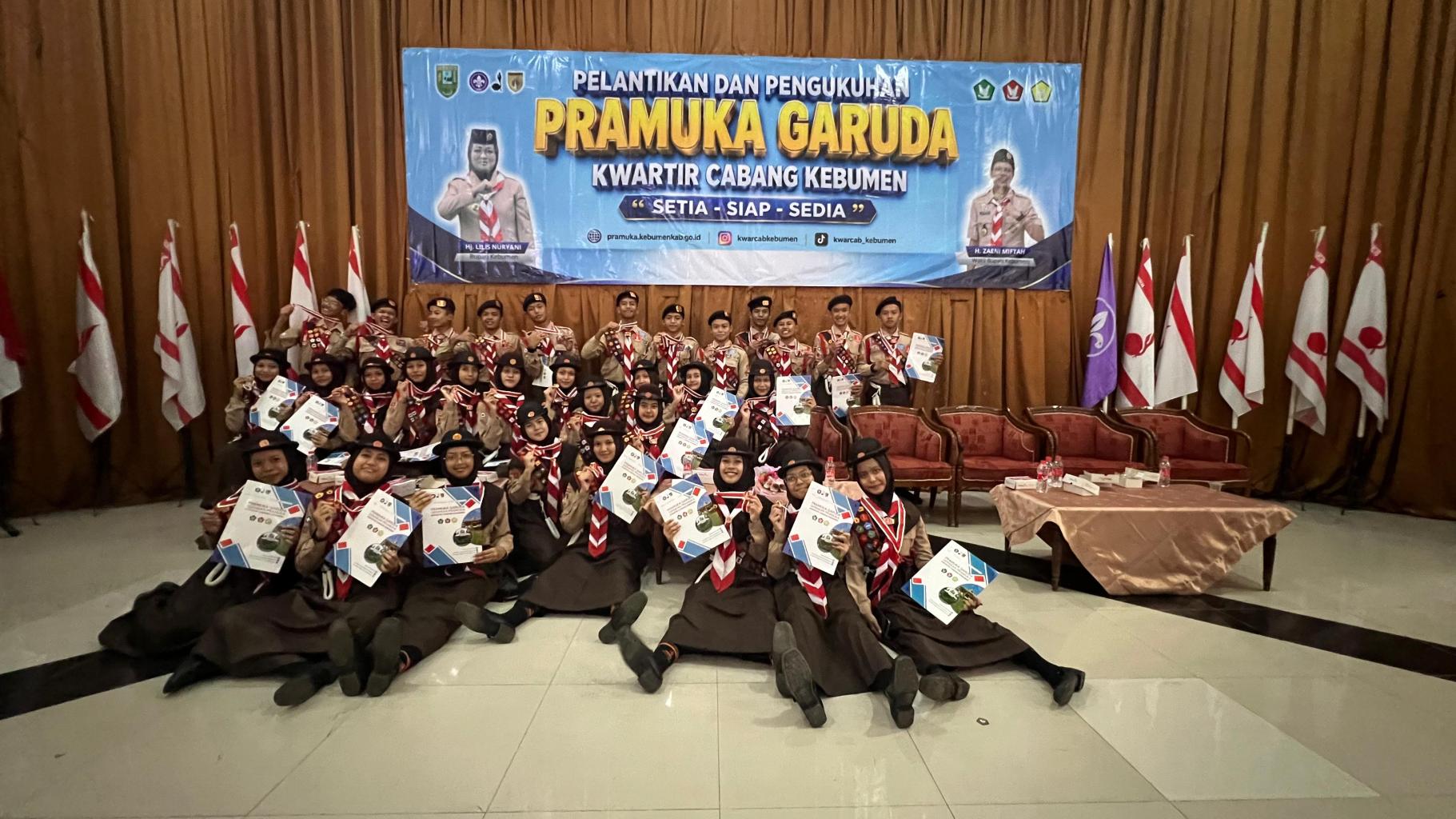 Matansa Mengguncang Kwarcab! 34 Murid MTsN 1 Kebumen Resmi Dikukuhkan Jadi Pramuka Garuda