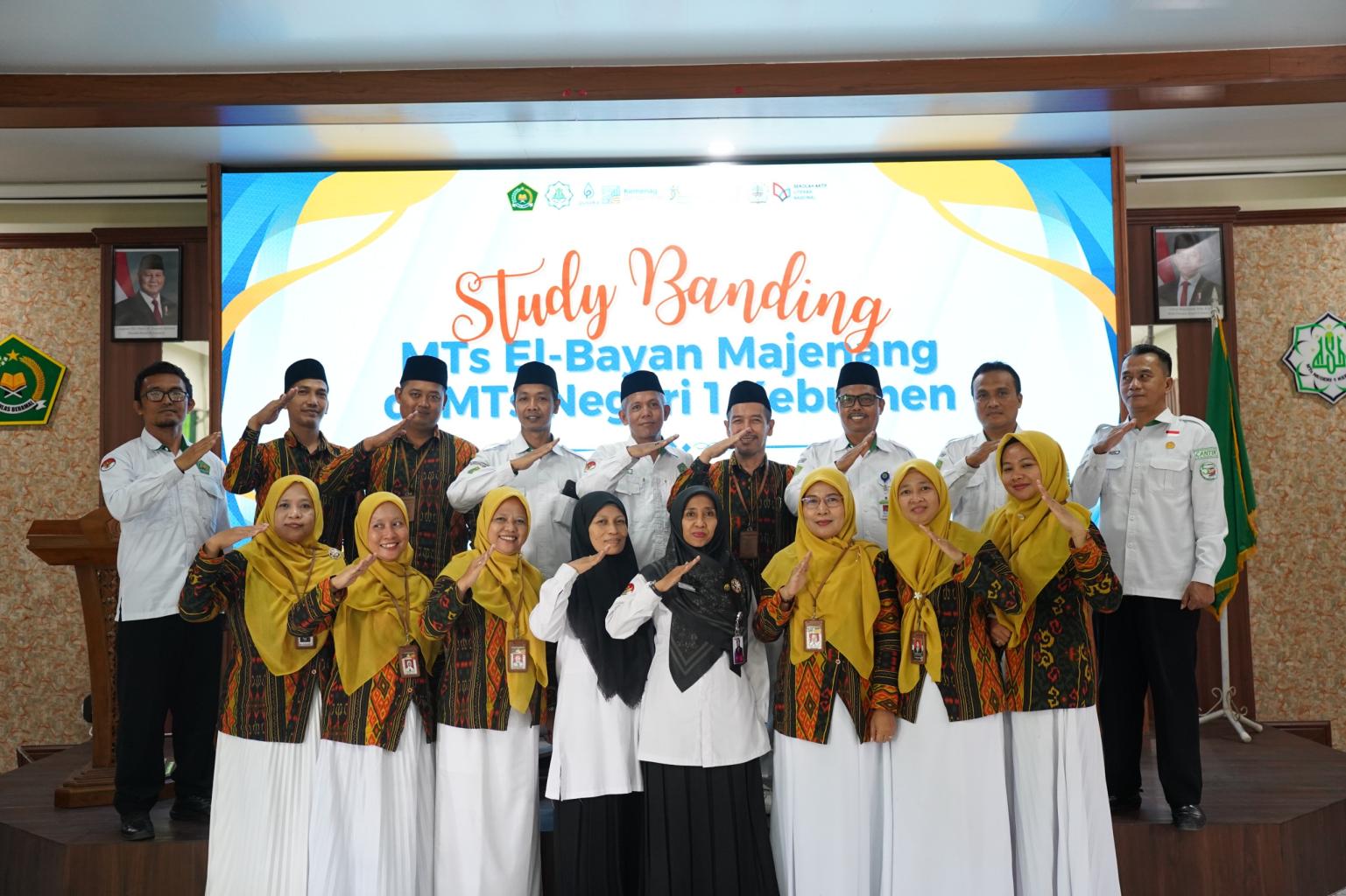 Perkuat Silaturahmi dan Berbagi Ilmu, MTs El-Bayan Cilacap Gelar Studi Banding Kelas Unggulan ke MTsN 1 Kebumen