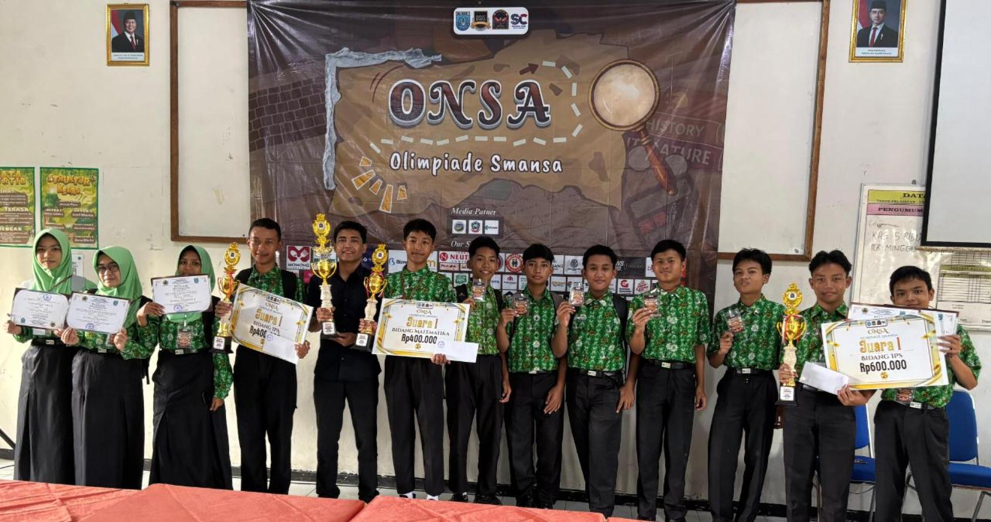 Matansa Perkasa! Murid MTsN 1 Kebumen Sukses Borong Juara di Ajang ONSA 2026
