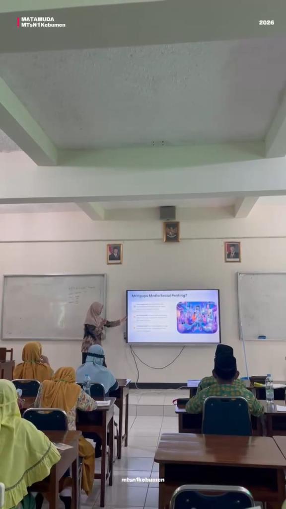 Bentuk Karakter Murid Baru, MATAMUDA MTsN 1 Kebumen Bekali Kelas 7 Materi Etika Digital