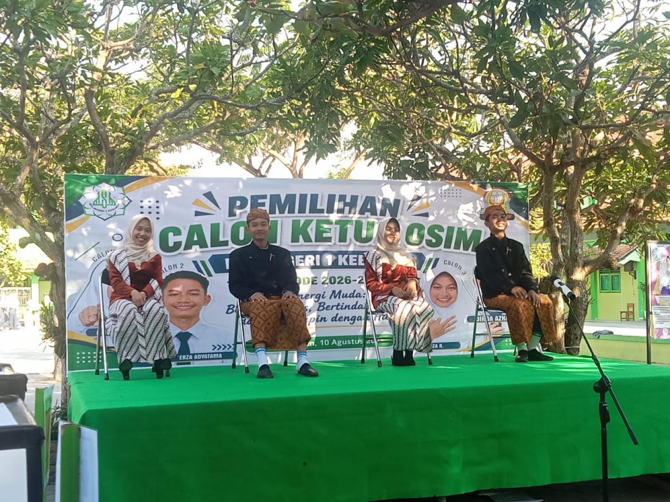 Pesta Demokrasi MTsN 1 Kebumen: Persaingan Sengit Pilkasis, Dirga Unggul Tipis Jadi Ketua OSIS 2026/2027