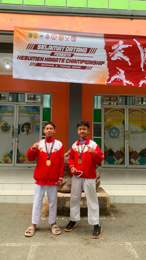 MTsN 1 Kebumen Panen Medali di Kebumen Karate Championship Series 2 2026, Sepuluh Atlet Muda Tampil Memukau